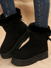 Bottines à Nœud D'Hiver Confortables pour Femmes